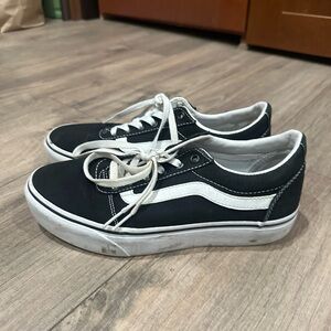 Vans Black and White Sneakers